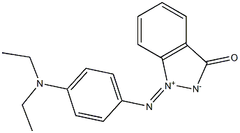 1-[[4-(Diethylamino)phenyl]imino]-1,3-dihydro-3-oxo-2H-indazol-1-ium-2-ide Struktur