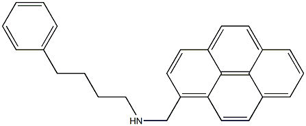 1-(4-Phenylbutylaminomethyl)pyrene Struktur