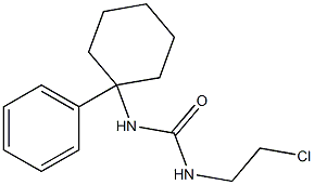 1-(2-Chloroethyl)-3-(1-phenylcyclohexyl)urea Struktur