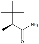 [S,(+)]-2,3,3-Trimethylbutyramide Struktur