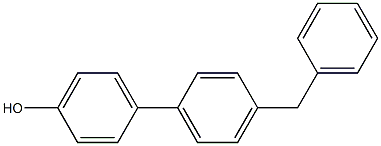 4'-Benzyl-1,1'-biphenyl-4-ol Struktur