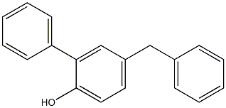 4-Benzyl-2-phenylphenol Struktur