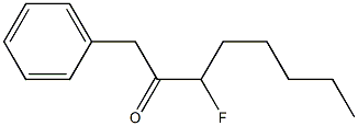 Benzyl 1-fluorohexyl ketone Struktur