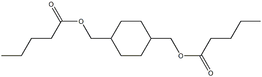 1,4-Cyclohexanedimethanol divalerate Struktur