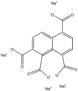 1,2,5,8-Naphthalenetetracarboxylic acid tetrasodium salt Struktur