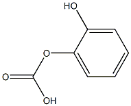 Carbonic acid hydrogen (2-hydroxyphenyl) ester Struktur