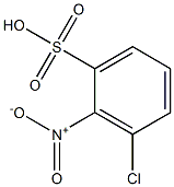 3-Chloro-2-nitrobenzenesulfonic acid Struktur