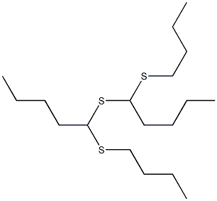 Butyl(butylthio)methyl sulfide Struktur