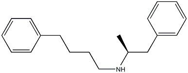 N-[(S)-1-Methyl-2-phenylethyl]-4-phenylbutan-1-amine Struktur