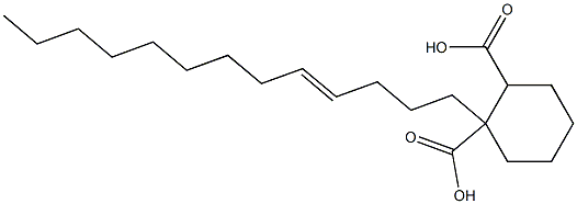 Cyclohexane-1,2-dicarboxylic acid hydrogen 1-(4-tridecenyl) ester Struktur