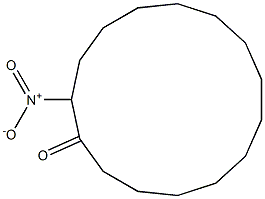 2-Nitrocyclopentadecanone Struktur