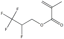 Methacrylic acid (2,3,3,3-tetrafluoropropyl) ester Struktur