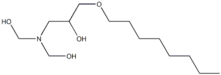 1-[Bis(hydroxymethyl)amino]-3-octyloxy-2-propanol Struktur