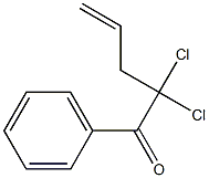 2,2-Dichloro-1-phenyl-4-penten-1-one Struktur