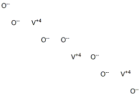 Trivanadium heptaoxide Struktur