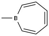 1-Methylboracyclohepta-2,4,6-triene Struktur