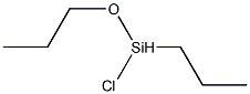 Chloro(propoxy)propylsilane Struktur