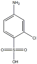 2-Chloro-4-aminobenzenesulfonic acid Struktur