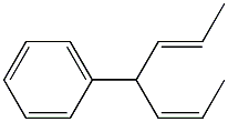 (2E,5Z)-4-Phenyl-2,5-heptadiene Struktur