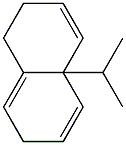 1,2,4a,7-Tetrahydro-4a-isopropylnaphthalene Struktur