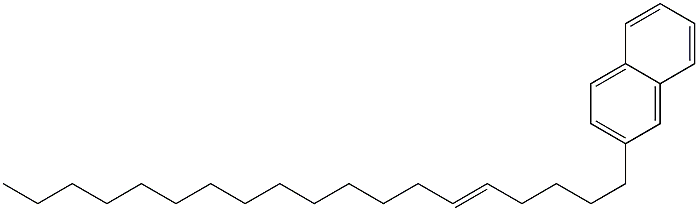 2-(5-Nonadecenyl)naphthalene Struktur