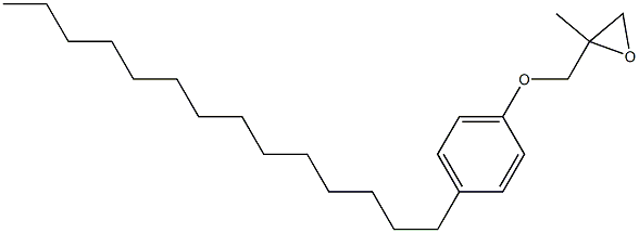 4-Tetradecylphenyl 2-methylglycidyl ether Struktur