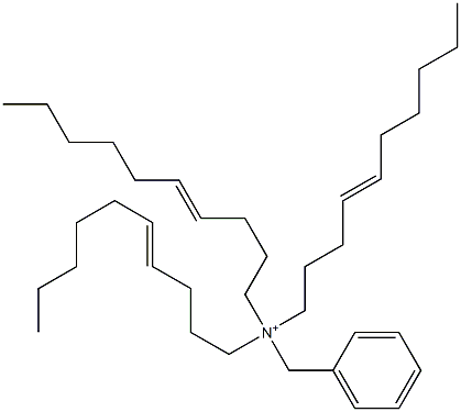 Tri(4-decenyl)benzylaminium Struktur