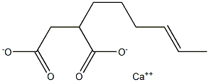 2-(4-Hexenyl)succinic acid calcium salt Struktur