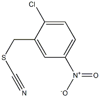 2-Chloro-5-nitrobenzyl thiocyanate Struktur