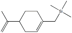 1-(Trimethylsilylmethyl)-4-isopropenylcyclohexene Struktur