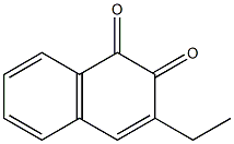 3-Ethyl-1,2-naphthoquinone Struktur