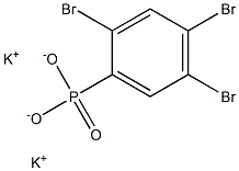 2,4,5-Tribromophenylphosphonic acid dipotassium salt Struktur