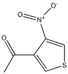 4-Nitro-3-acetylthiophene Struktur