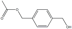 4-(Acetoxymethyl)benzyl alcohol Struktur