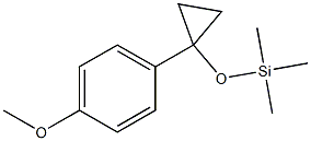 1-(Trimethylsiloxy)-1-(4-methoxyphenyl)cyclopropane Struktur