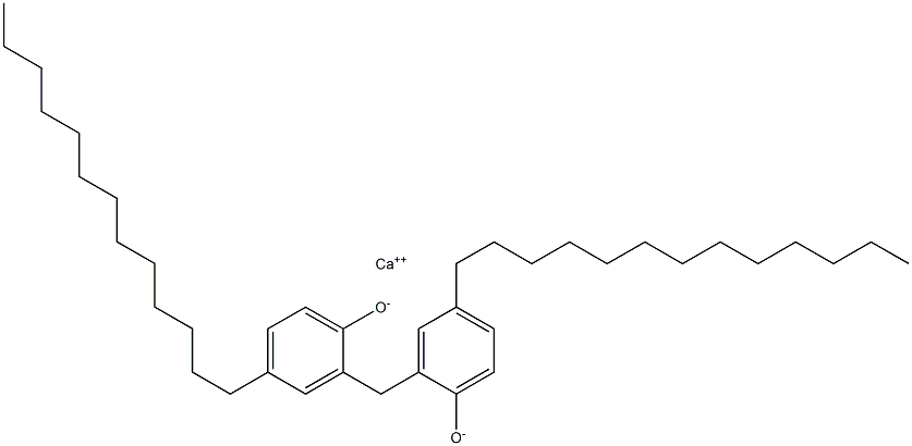 Calcium 2,2'-methylenebis(4-tridecylphenoxide) Struktur