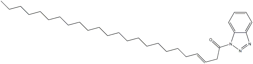 1-(1-Oxo-3-tetracosenyl)-1H-benzotriazole Struktur