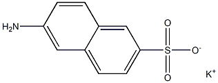 6-Amino-2-naphthalenesulfonic acid potassium salt Struktur