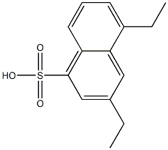 3,5-Diethyl-1-naphthalenesulfonic acid Struktur