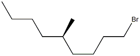 [R,(-)]-1-Bromo-5-methylnonane Struktur