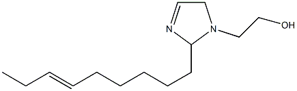 2-(6-Nonenyl)-3-imidazoline-1-ethanol Struktur