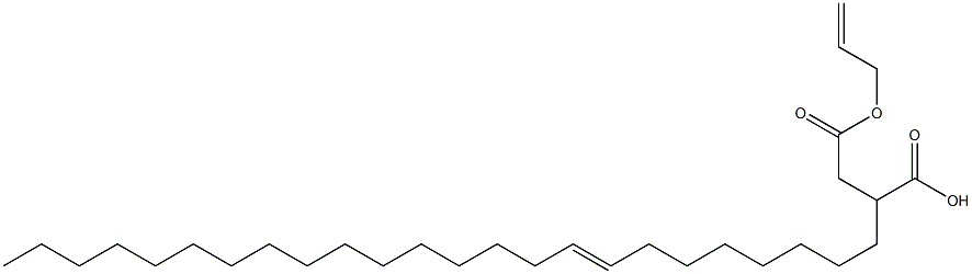 2-(8-Tetracosenyl)succinic acid 1-hydrogen 4-allyl ester Struktur