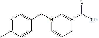 1-(4-Methylbenzyl)-1,4-dihydropyridine-3-carboxamide Struktur