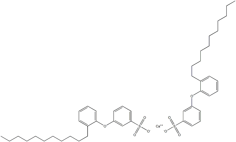 Bis[3-(2-undecylphenoxy)benzenesulfonic acid]calcium salt Struktur