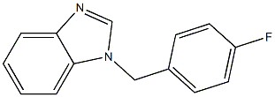 1-(4-Fluorobenzyl)-1H-benzimidazole Struktur