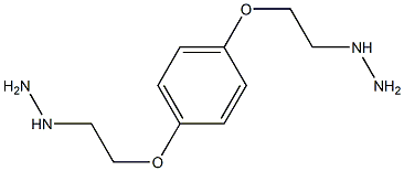 1,1'-(p-Phenylenebis(oxyethylene))dihydrazine Struktur