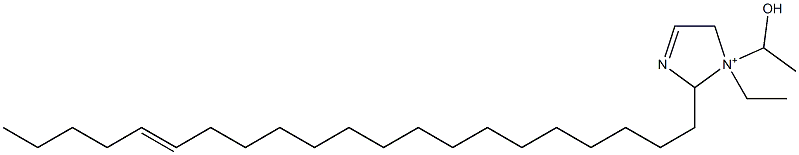 1-Ethyl-2-(16-henicosenyl)-1-(1-hydroxyethyl)-3-imidazoline-1-ium Struktur