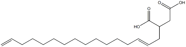 (2,15-Hexadecadienyl)succinic acid Struktur