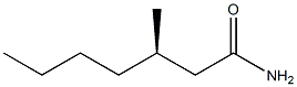 [R,(+)]-3-Methylheptanamide Struktur