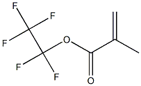 Methacrylic acid pentafluoroethyl ester Struktur